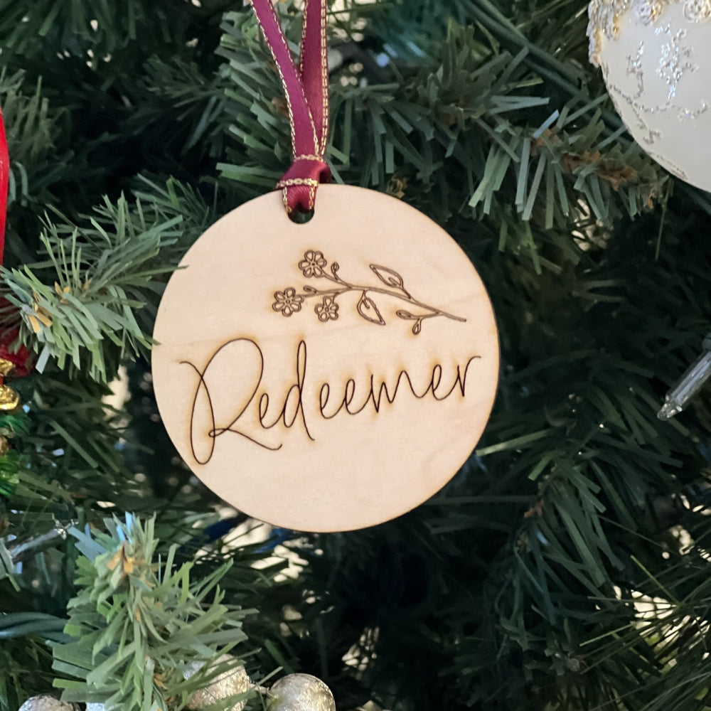 Names Of Christ Christmas Ornaments