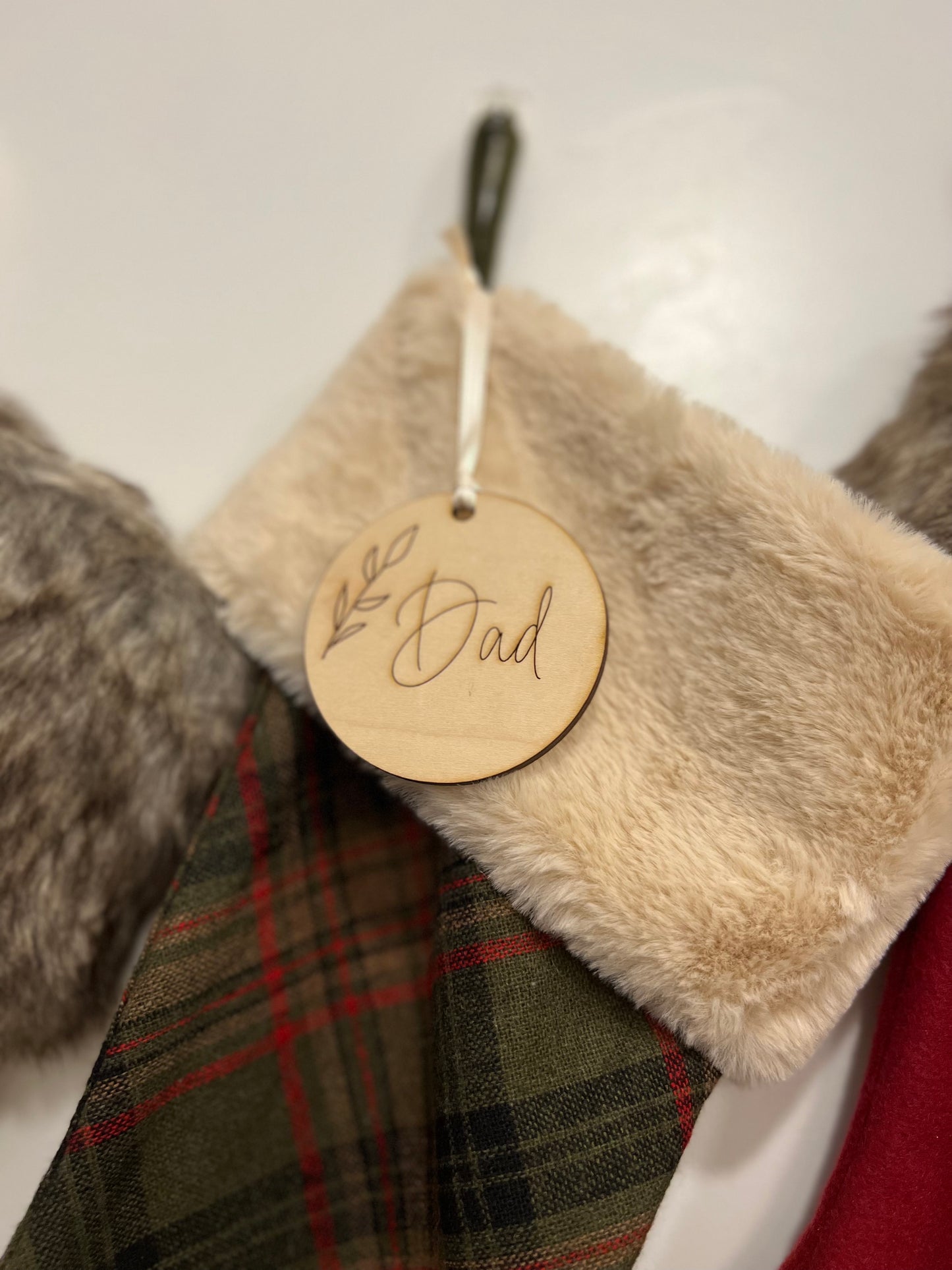 Christmas Stocking Round Tags