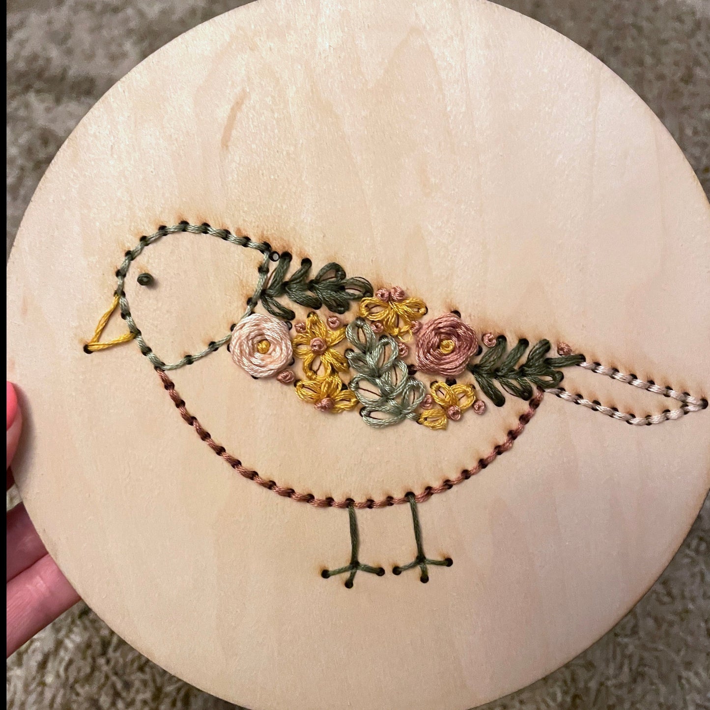 Embroidery-Board-Bird-Floral