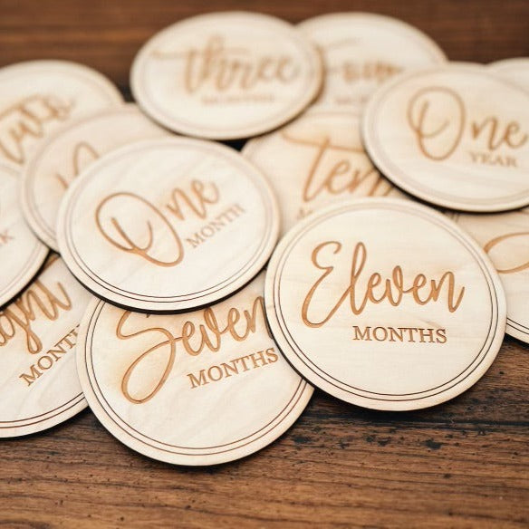 Milestone Photo Wooden Set