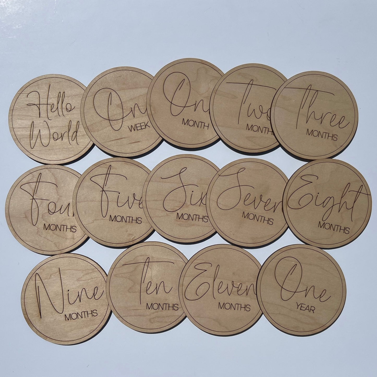Milestone Photo Wooden Set