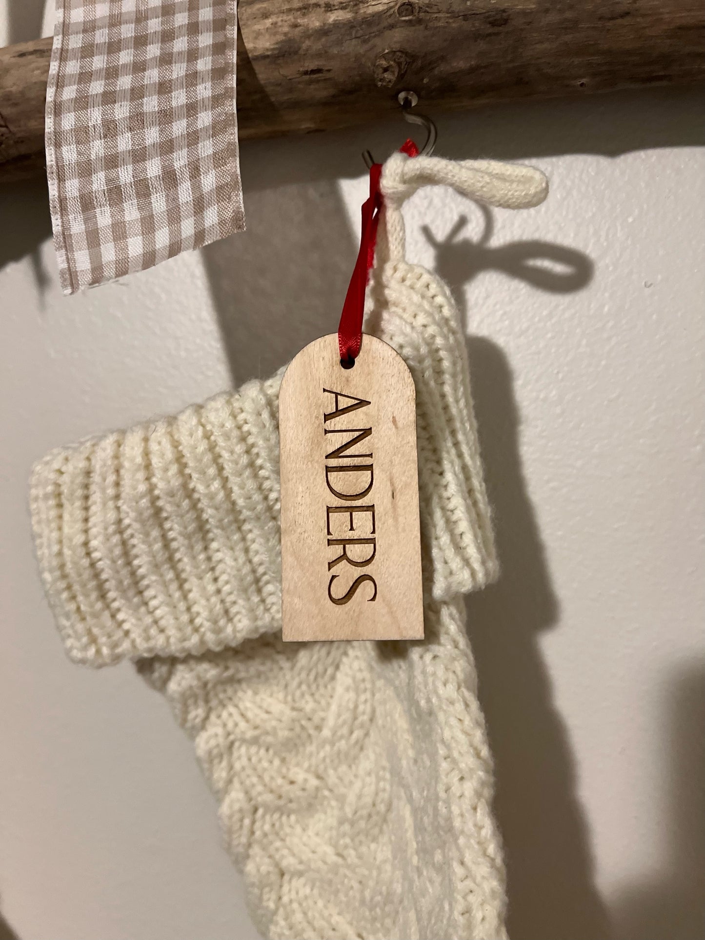 Christmas Stocking Rectangle Tags