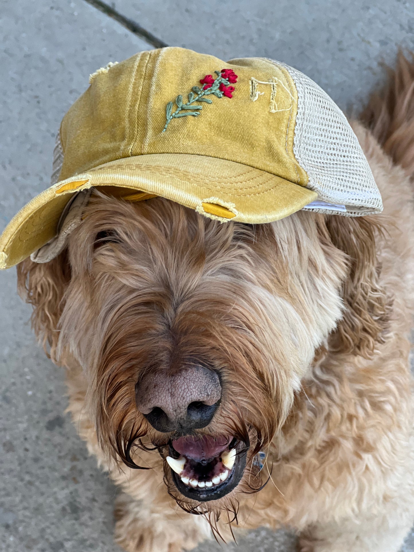 Criss Cross Hat Embroidery Kit DIY