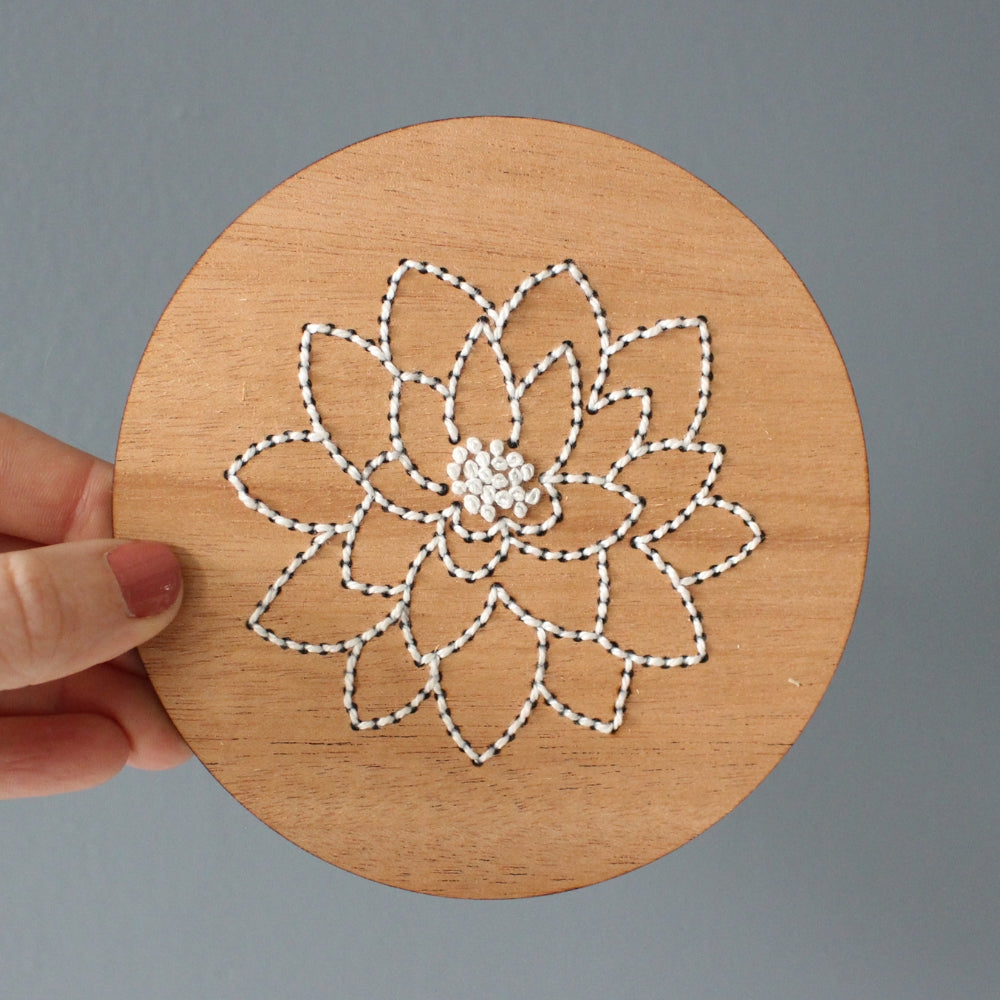 Lily Bloom Embroidery Board DIY