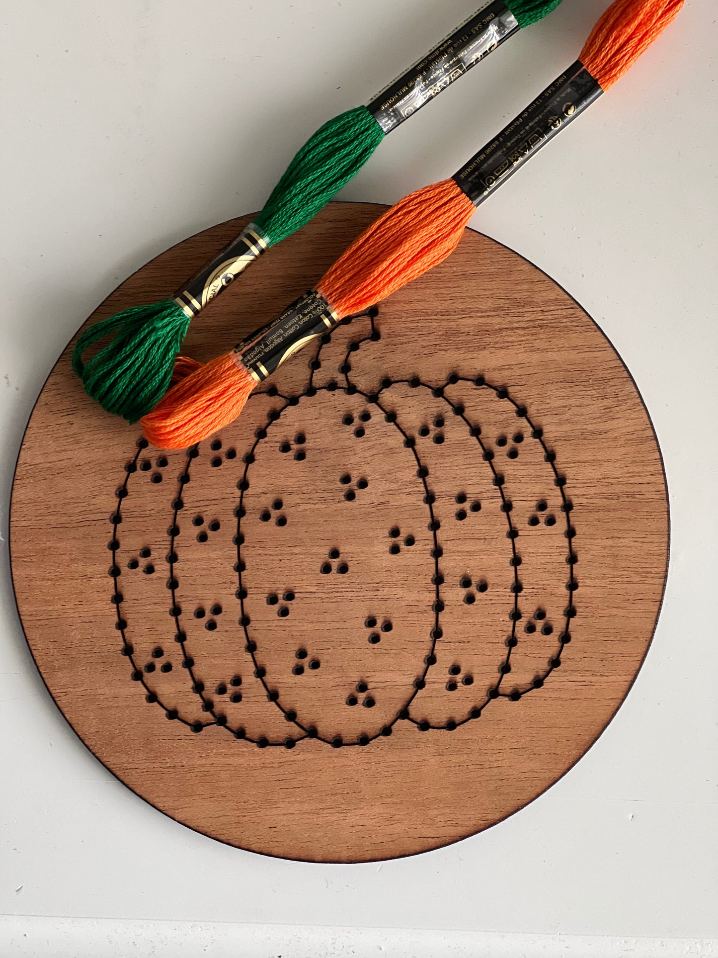 Pumpkin Embroidery Board DIY