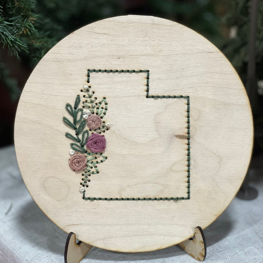Utah-state-embroidery-board