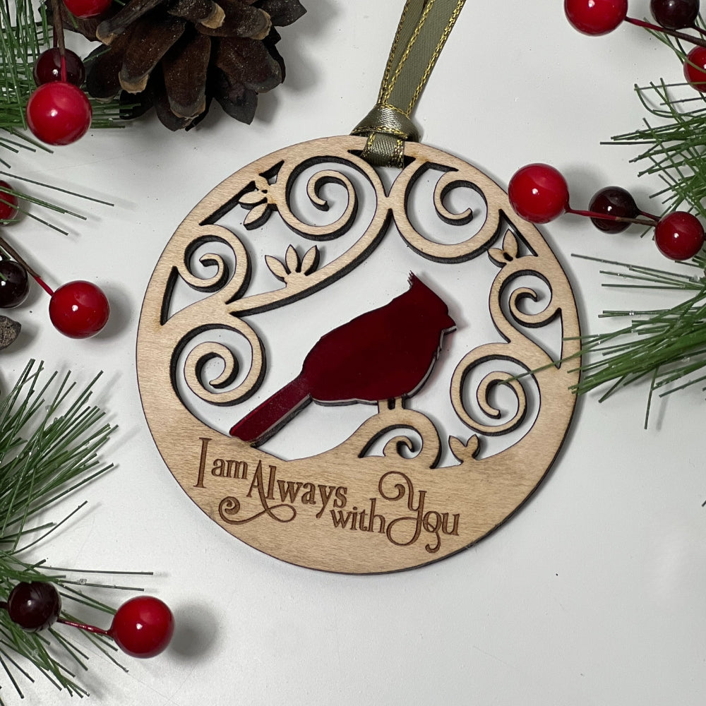 always-with-you-red-cardinal-remembrance-lacelook-wood-Christmas